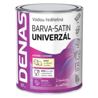 DENAS UNIVERZÁL SATIN - Univerzálna vodou riediteľná farba 0120 - strešný antracit 0,7 kg