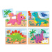 Mudpuppy Puzzle Dinosaury sada 4 v 1