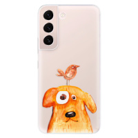 Odolné silikónové puzdro iSaprio - Dog And Bird - Samsung Galaxy S22+ 5G