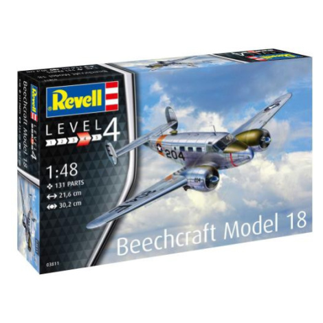 Plastic ModelKit letadlo 03811 - Beechcraft Model 18 (1:48)