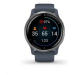 Garmin GPS športové hodinky Venu2 Silver/Granite Blue Band
