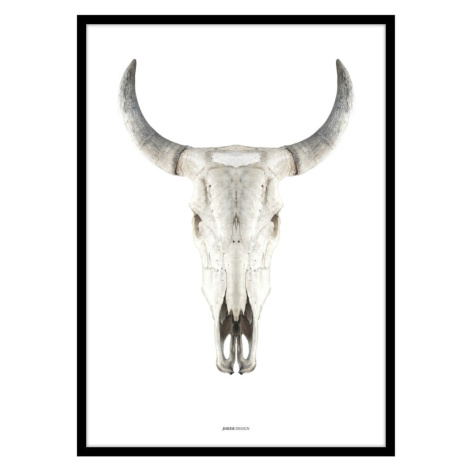 Plagát v ráme 50x70 cm Cow Skull – Malerifabrikken