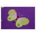 Dětský kusový koberec Motýlek 5291 fialový - 160x240 cm Vopi koberce