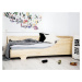 Drevená posteľ so zábranami Easy Edge rozmer lôžka: 90 x 140 cm