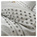 Biele obliečky na dvojlôžko 200x200 cm Aisha Tufted Spot – Pineapple Elephant