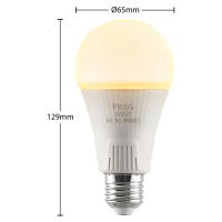 LED žiarovka E27 A65 15W biela 2 700K sada 10 ks