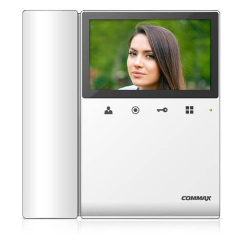 CDV-43K2 biely - verzia 230Vac - videotelefón 4,3 &quot;, CVBS, sa sluch., 2 vst.
