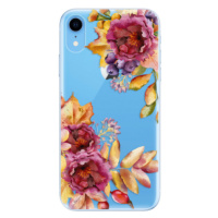 Odolné silikónové puzdro iSaprio - Fall Flowers - iPhone XR