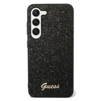 Kryt Guess GUHCS24LHGGSHK S24 Ultra S928 black hardcase Glitter Script (GUHCS24LHGGSHK)