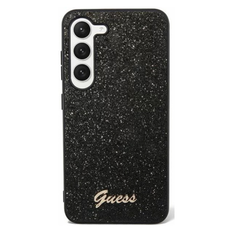 Kryt Guess GUHCS24LHGGSHK S24 Ultra S928 black hardcase Glitter Script (GUHCS24LHGGSHK)