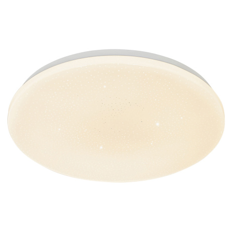 Inteligentné stropné svietidlo biele 38 cm hviezdicový efekt vrátane LED s diaľkovým ovládaním - QAZQA