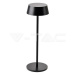 2W stolová lampa čierna IP54 3000K VT-7562 (V-TAC)