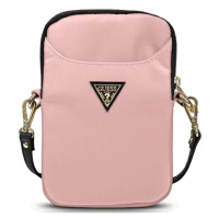 Púzdro Guess Sleeve Pink Nylon Triangle Logo (GUPBNTMLLP)