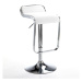 Biela/v striebornej farbe barová stolička 67 cm Snappy – Tomasucci