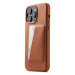 Kryt Mujjo Full Leather Wallet Case for iPhone 14 Pro Max - Tan