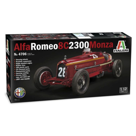 Italeri Model Kit auto 4706 Alfa Romeo 8C 2300 Monza 1 : 12