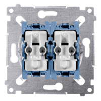 Prepínač dvojitý krížový (7+7So) 10AX/250V (PS) - prístroj SIMON54 (simon)