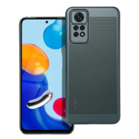 Xiaomi Redmi Note 11 / Note 11S, plastový zadný kryt, priedušný, dierovaný vzor, priedušný, tmav