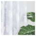 Biela žakarová záclona NORA 400x130 cm