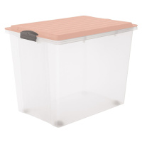 Plastový úložný box s vekom Compact - Rotho