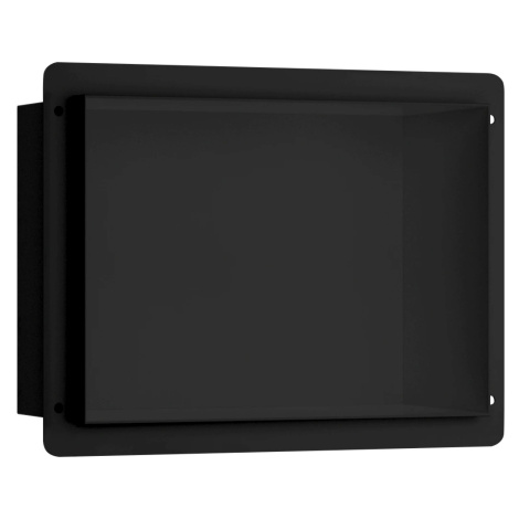 CERANO - Zápustná polička/nika do obkladu - čierna matná - 30x20x10 CER-417470