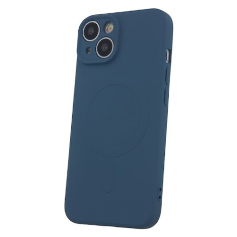 Silikónové puzdro na Apple iPhone 14 Pro Simple Color Mag modré