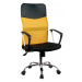 Expedo Kancelárska stolička KORAD OCF-7, 58x105-115x60, oranžová/čierna