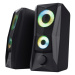 TRUST reproduktory GXT 606 Javv RGB-Illuminated 2.0 Speaker Set, černá