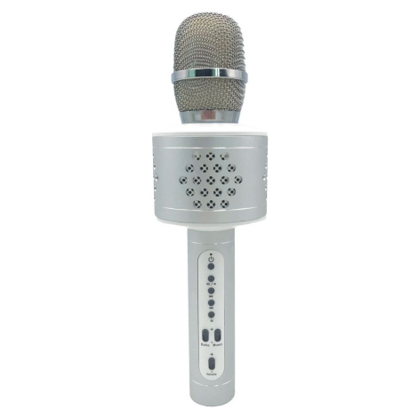 Mikrofón karaoke Bluetooth strieborný Teddies