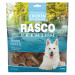 Pochúťka Rasco Premium byvolia koža obalená kuracím mäsom, paličky 500g