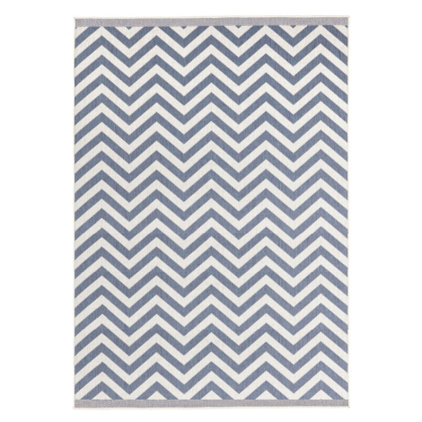 Kusový koberec Twin Supreme 103435 Palma blue creme – na ven i na doma - 120x170 cm NORTHRUGS - 