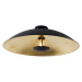 Inteligentné stropné svietidlo čierne so zlatou 60 cm vrátane WiFi A60 - Emilienne