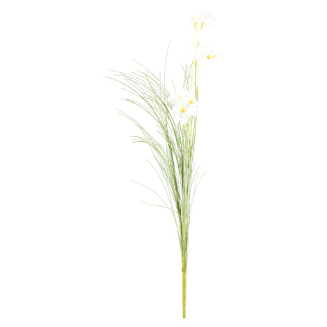 Umelé lúčne kvetiny 51 cm, biela