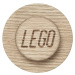 LEGO drevený vešiak na stenu, 3 ks (svetlé drevo)