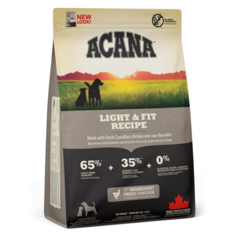 ACANA Adult Light&Fit granule pre psov 1 ks, Hmotnosť balenia (g): 6 kg