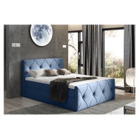 Expedo Čalúnená posteľ boxspring DIAMOND LUX + topper, 180x200, mat velvet 74