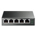 tp-link TL-SG105PE, 5-Port Gigabit Easy Smart Switch with 4-Port PoE+, 4× Gigabit PoE+ Ports, 1×