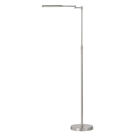 LED stojacia lampa v striebornej farbe s kovovým tienidlom (výška  130 cm) Nami – Fischer & Hons FISCHER & HONSEL