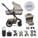 EASYWALKER Set XXL kočík kombinovaný Harvey⁵ Air Premium Pearl Taupe s príslušenstvom