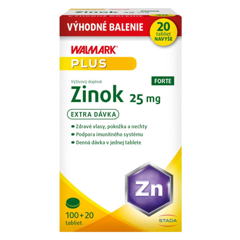 WALMARK Zinek Forte 25 mg Promo 120 tabliet