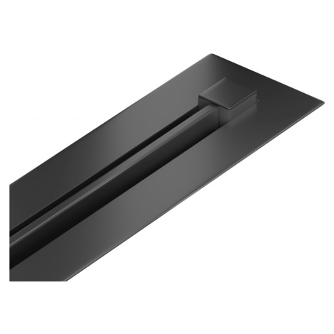 MEXEN - Flat 360 ° Super Slim podlahový žľab 130, čierna 1751130