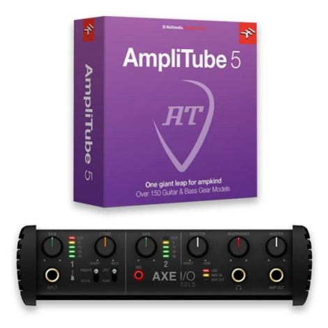 IK Multimedia AXE I/O Solo + AmpliTube 5 Bundle