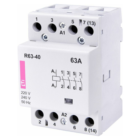 Stýkač modulárny R 63-40 230V AC 4NO (ETI)