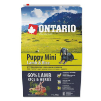 Krmivo Ontario Puppy Mini Lamb & Rice 2,25kg