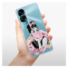 Odolné silikónové puzdro iSaprio - Pink Bubble - Honor 90 Lite 5G