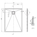 Deante Correo, obdĺžniková granitová sprchová vanička 120x90x3,5 cm, antracitová-titanium, KQR_T