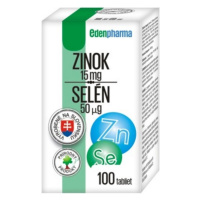 EDENPHARMA Zinok a selén 100 tabliet