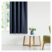 AmeliaHome Záves Blackout Oxford Pleat indigo, 140 x 245 cm