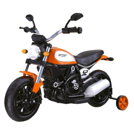 mamido Detská elektrická motorka Street Bob oranžová