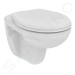 IDEAL STANDARD - Eurovit Závesné WC, Rimless, biela K881001